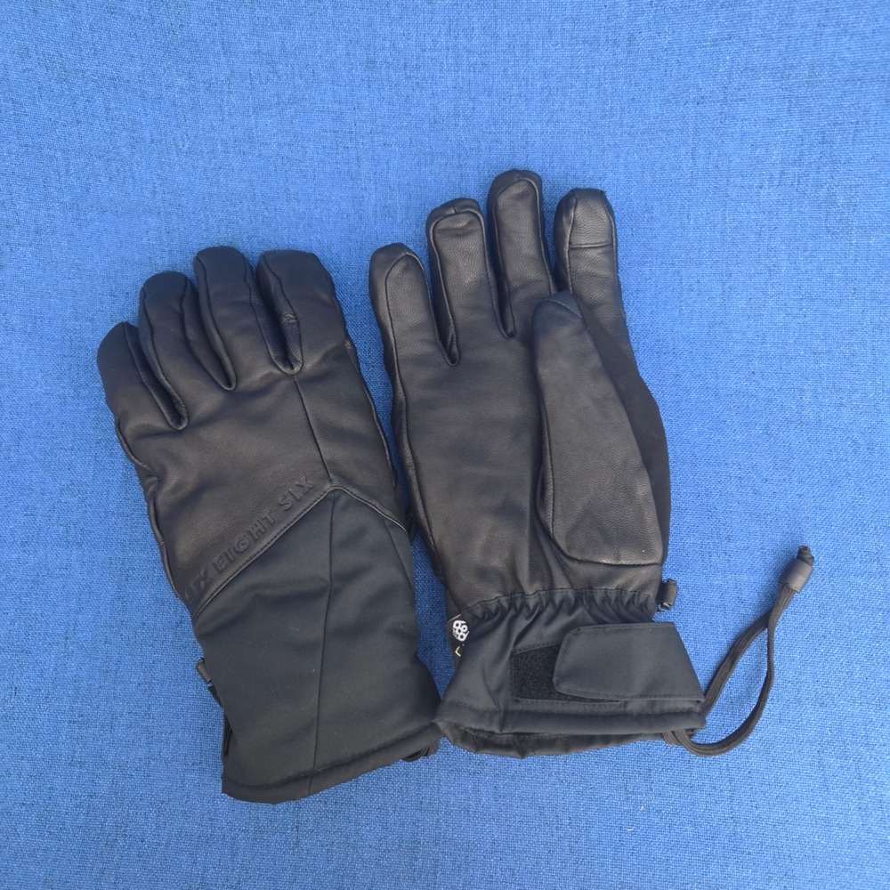 686 GORE-TEX Men's Ski Snowboard Gloves XL Black Seirus Warmest Flawless